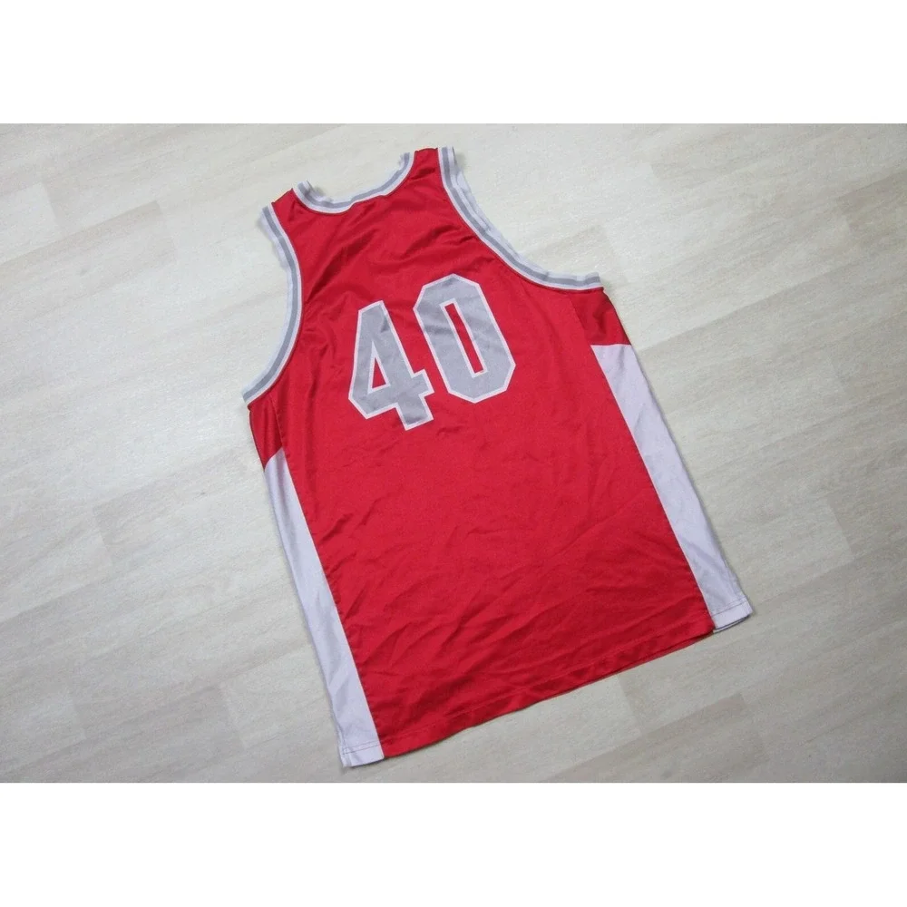 Vintage 1990's Ohio‎ State Buckeyes Nike NCAA Basketball Jersey 40 (XL) #40 OSU